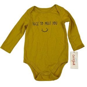 Cat & Jack Onesie Nice to Meet You 12 Months NWT